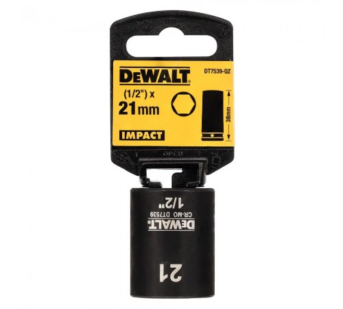 Головка торцева коротка ударна IMPACT DeWALT DT7539