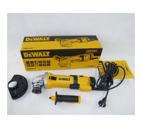 Кутова шліфувальна машина-болгарка DeWALT DWE4257