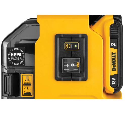 Пилосос акумуляторний безщітковий DeWALT DWH161D1