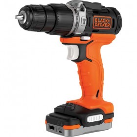 Дриль-шуруповерт ударний Black+Decker GoPak BDCHD12S1