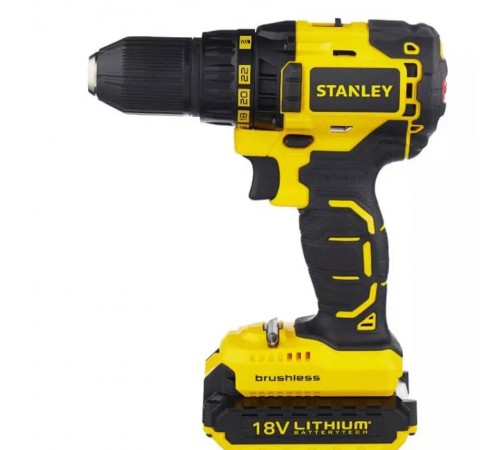 Дрель- шуруповерт бесщеточная STANLEY SBD20D2K