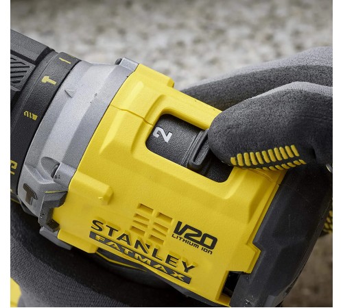 Дриль-шуруповерт акумуляторний безщітковий STANLEY FATMAX SFMCD715D2K