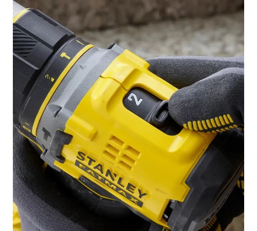 Дрель-шуруповерт ударная аккумуляторная бесщёточная STANLEY FATMAX SFMCD721B