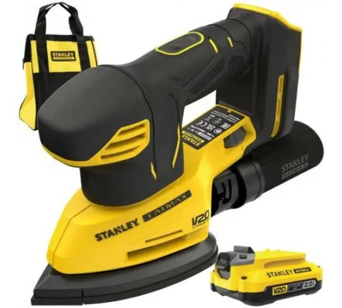 Шліфмашина ексцентрикова акумуляторна безщіткова STANLEY FATMAX SFMCW221D1S