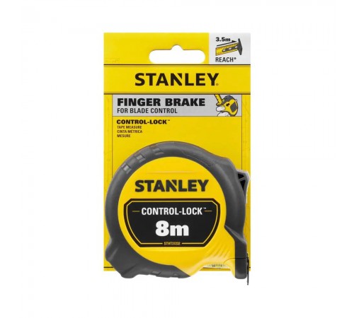 Рулетка измерительная CONTROL-LOCK 8 м, STANLEY STHT37232-0