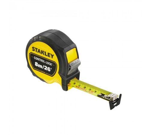 Вимірювальна рулетка CONTROL-LOCK 8 м/26", STANLEY STHT37236-5