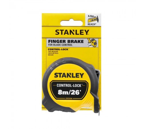 Вимірювальна рулетка CONTROL-LOCK 8 м/26", STANLEY STHT37236-5