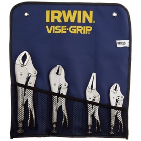 Плоскогубці Vise-Grip із фіксатором Original - набір 4 шт. (10CR, 7R, 6LN, 5WR) у сумці IRWIN T71